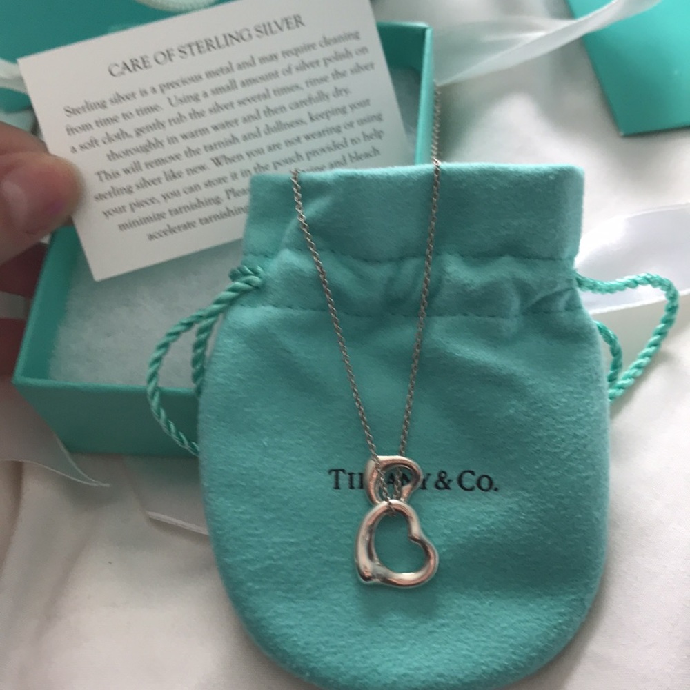 Tiffany & Co Peretti Open Heart necklace